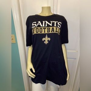 New Orleans Saints Men's 47 Brand Hype Super Rival T-Shirt, NWOT, Size XXL